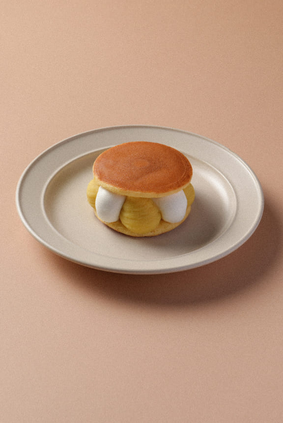 芋餡クリームどら焼き